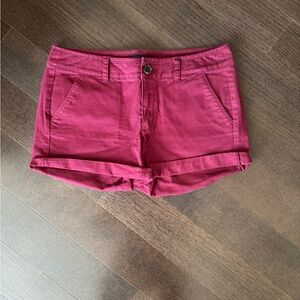 Women's Maroon Shorts
